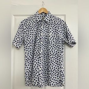 Banana Short Sleeve Button Down
